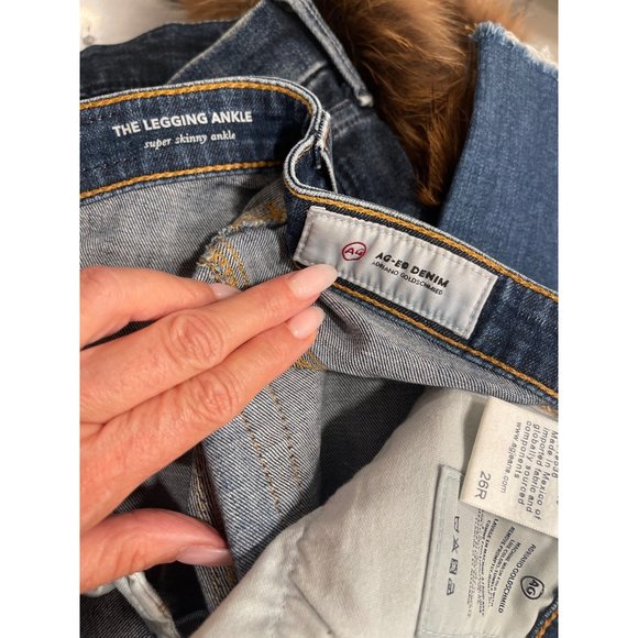 Adriano Goldschmied LEGGING ANKLE $225.00 26R - Picture 4 of 10